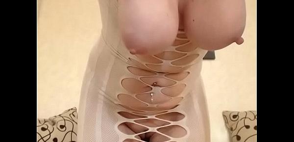  Hot girl teased her hot body with sexy dress